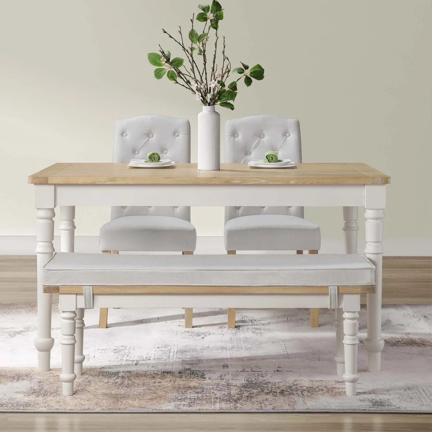 Avesbury Oak Dining Table - Oak image