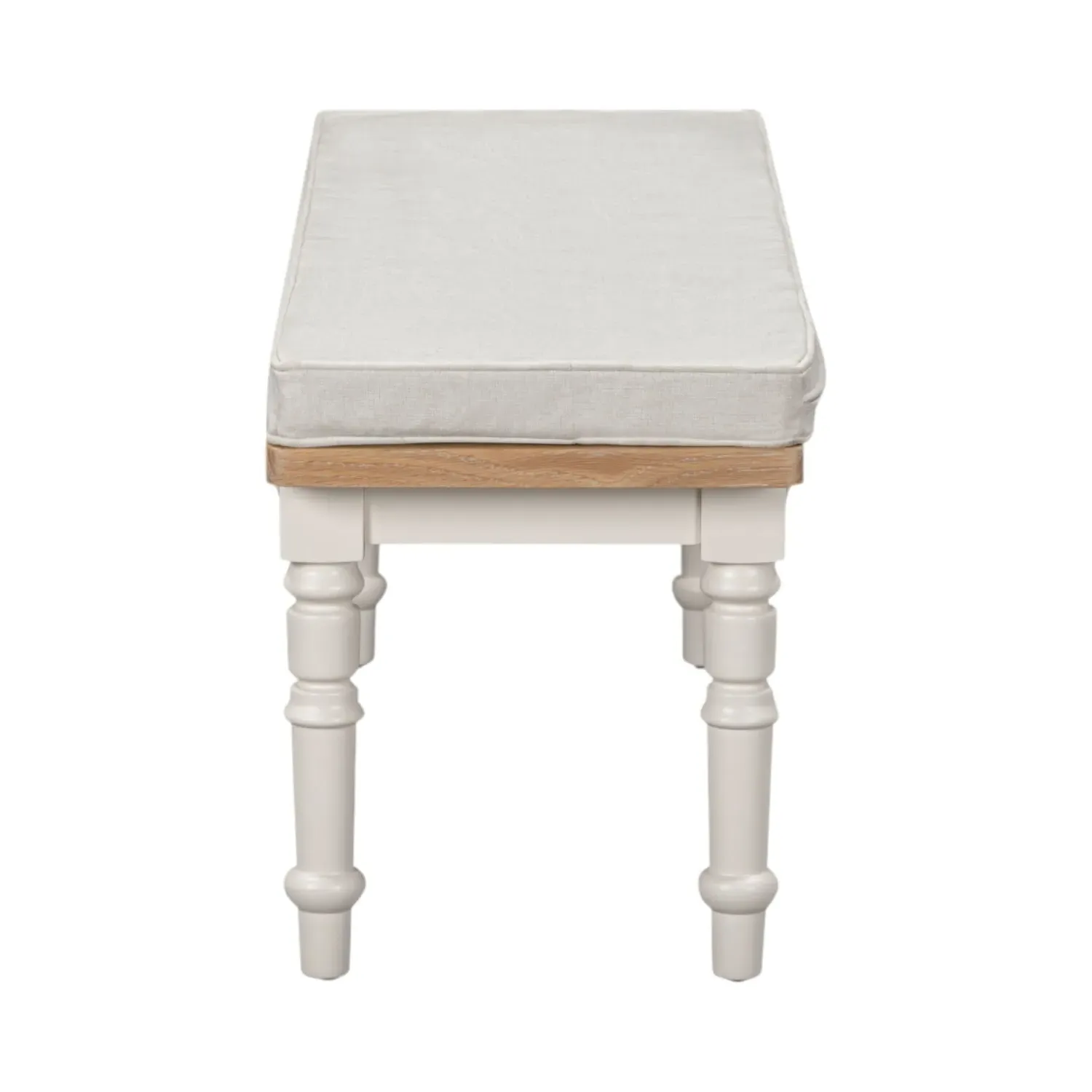 Avesbury Upholstered Bench - Stone