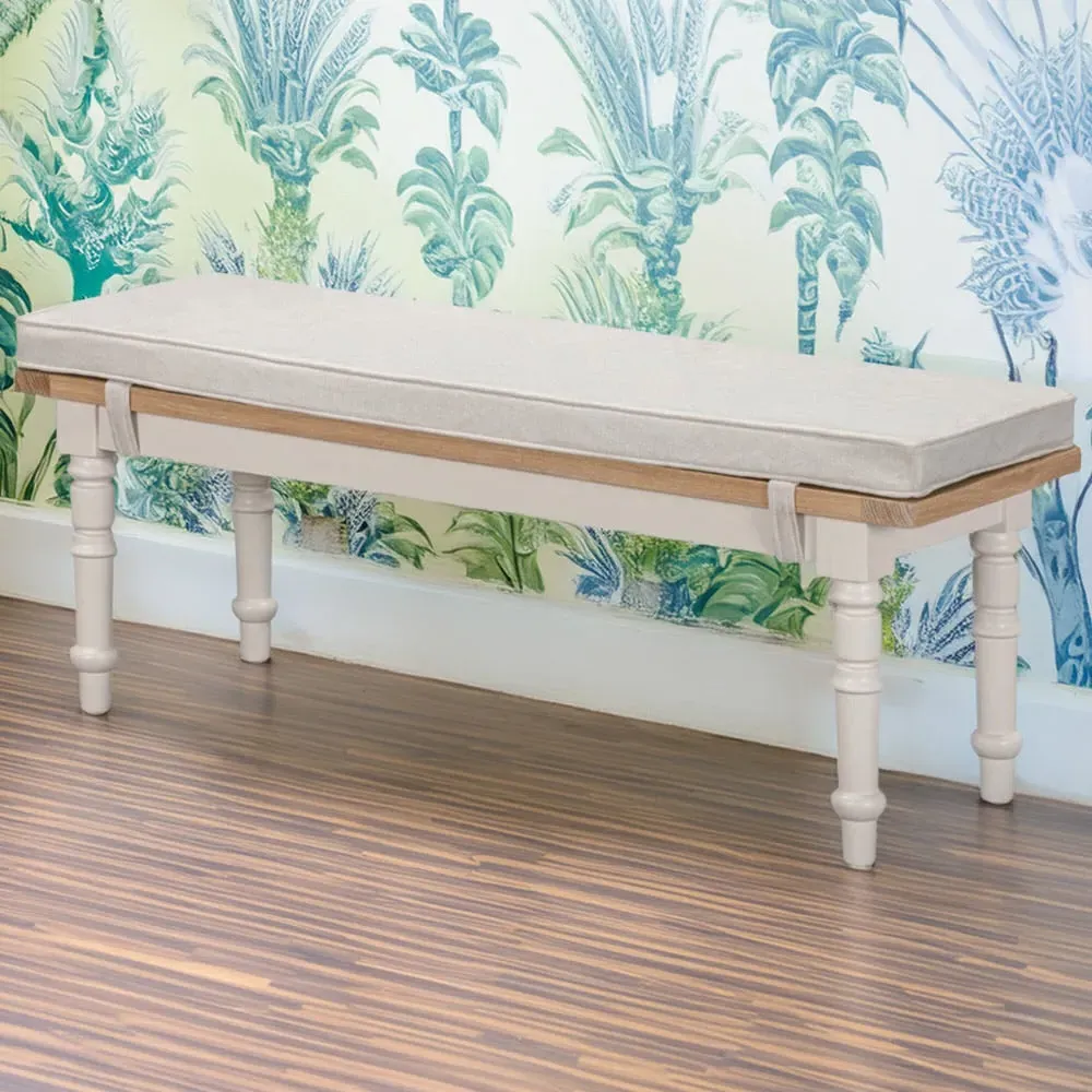 Avesbury Upholstered Bench - Stone image