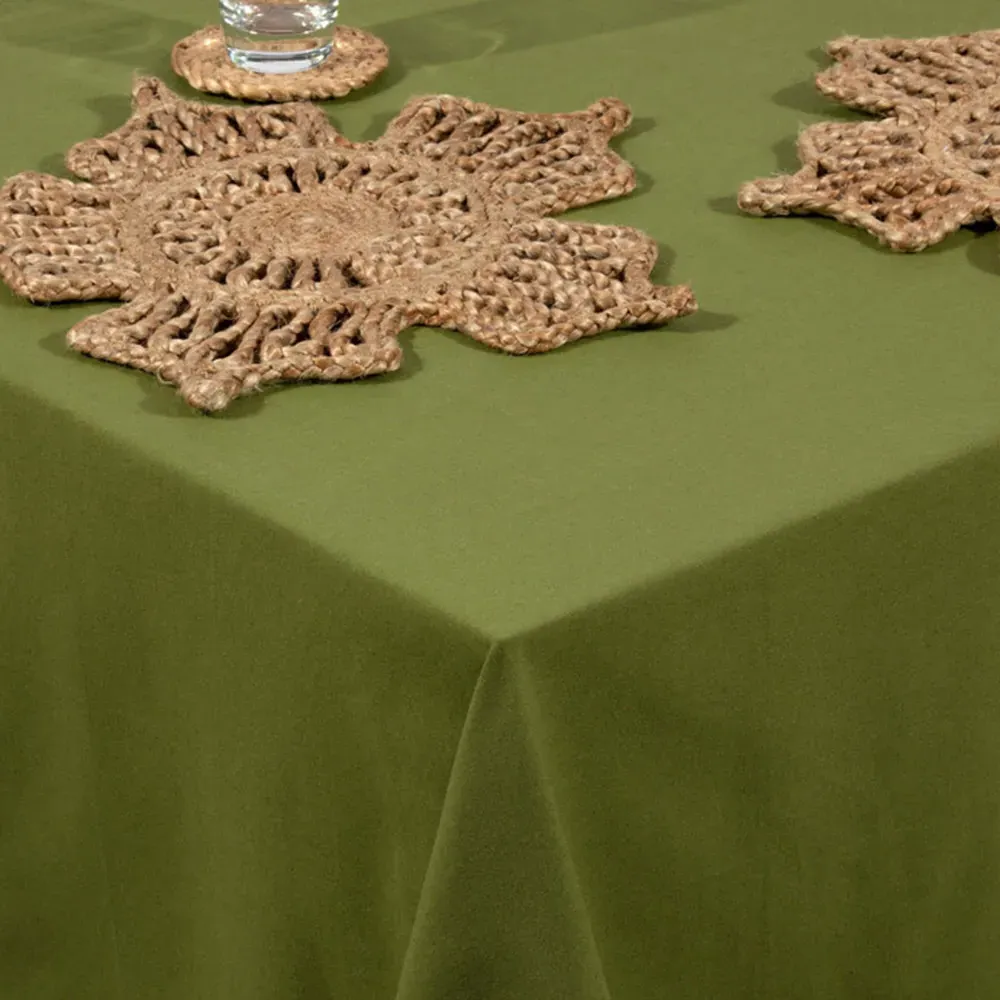 AVON Cotton Tablecloth - Green