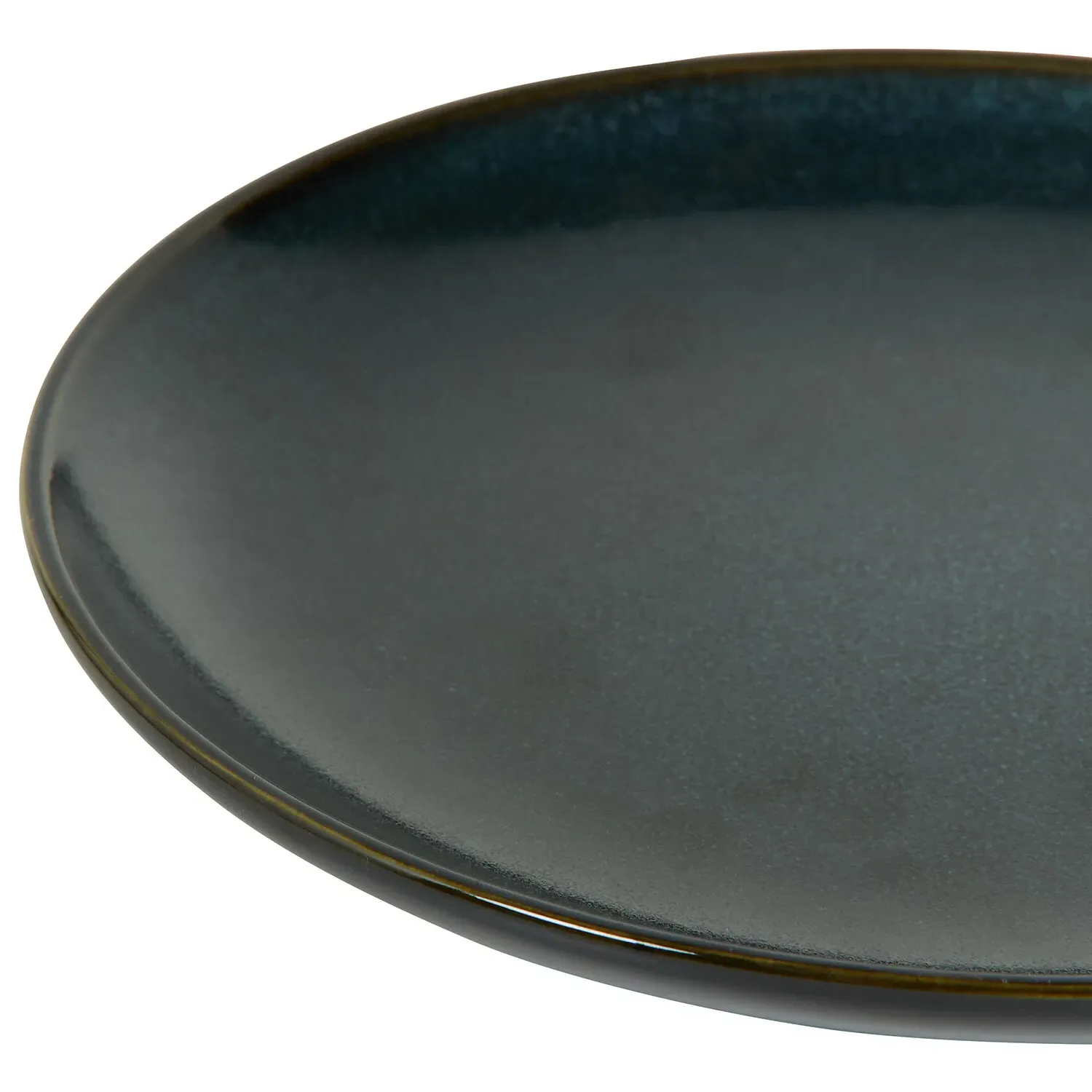 Ayano Reactive Glaze Side Plate - Dark Blue