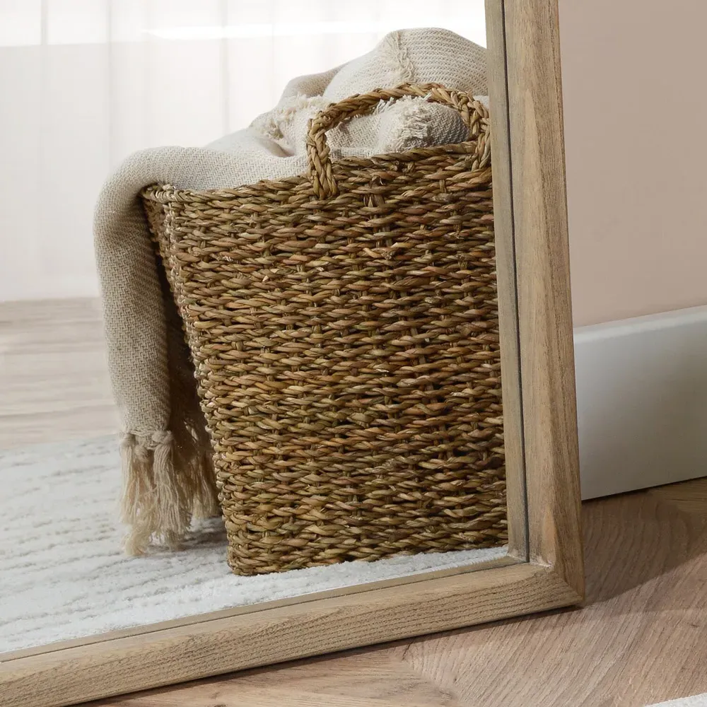 Ayra Wooden Leaner Mirror - Natural