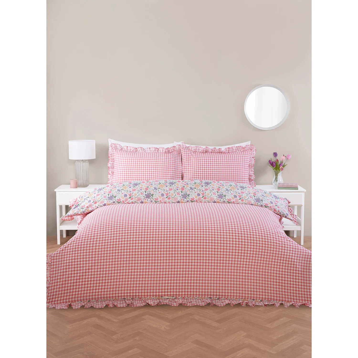 Ayva King Floral Duvet Set - Multicolour, Polycotton