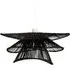 Azara 3-Tier Rattan Effect Shade - Black