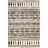 Aztec Entriee Rug 90cm - Black, Cotton