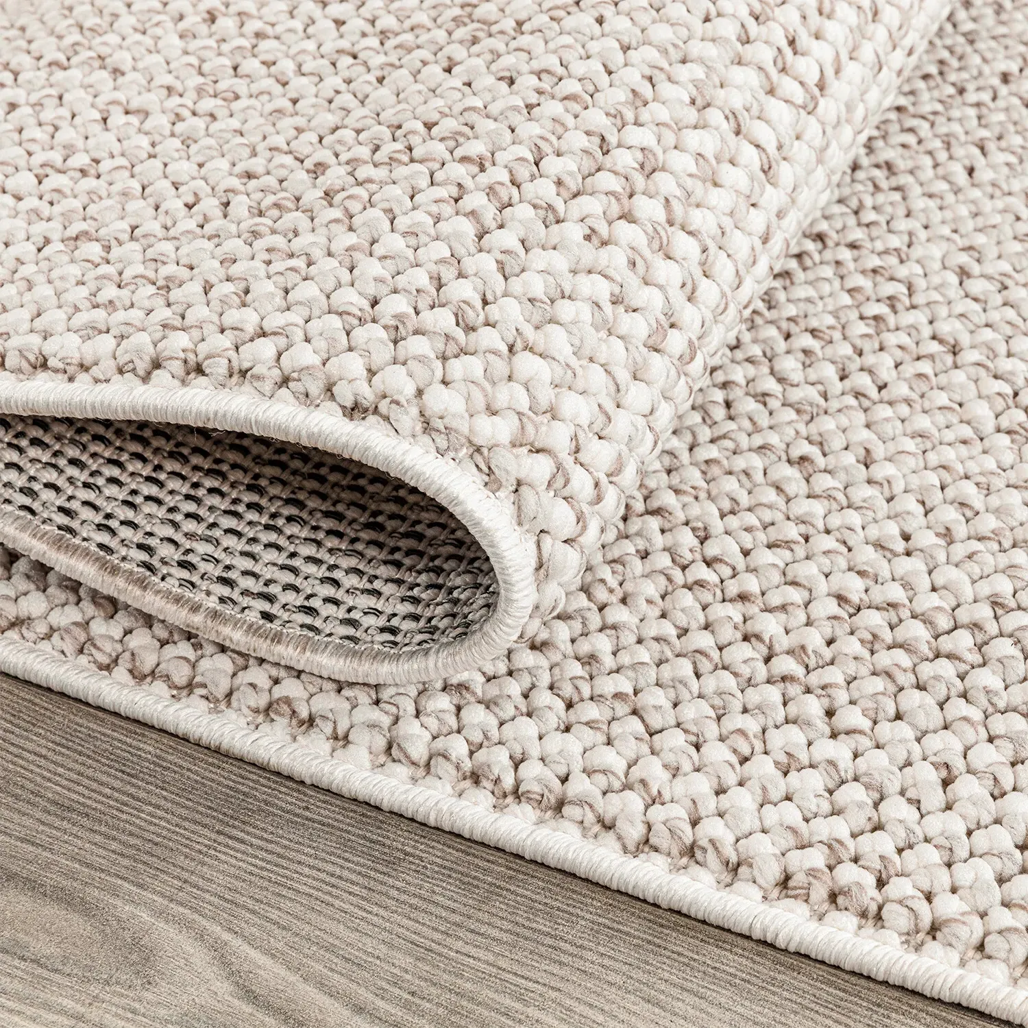Azura 160cm Texture Rug - Beige