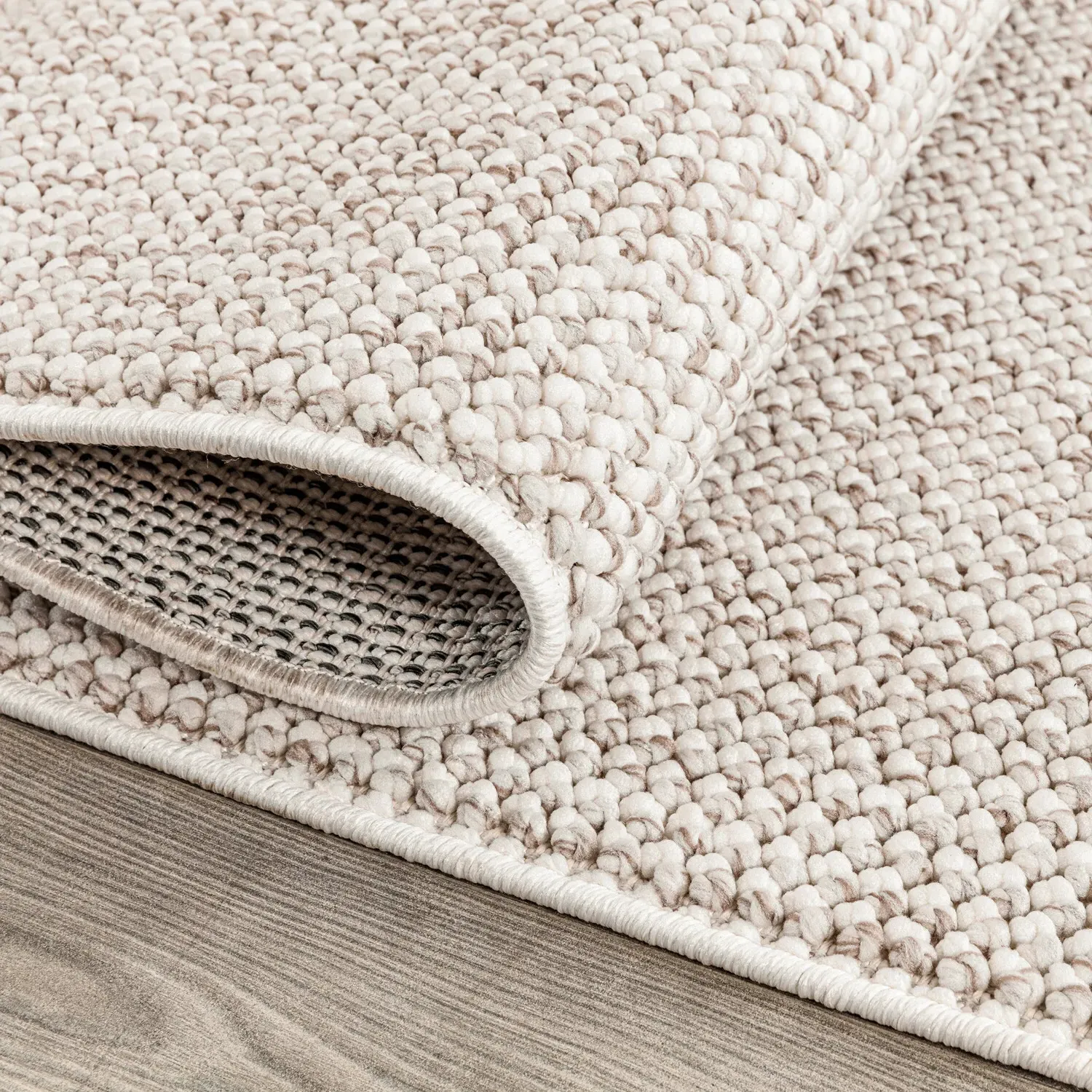 Azura 170cm Texture Rug - Beige