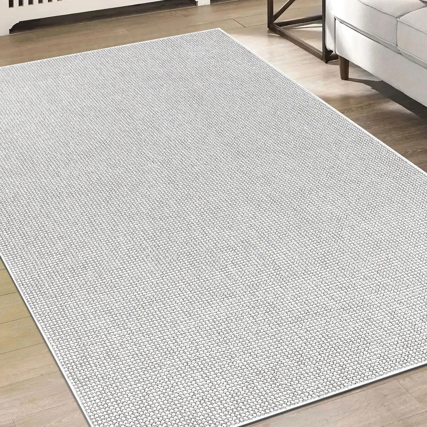 Azura Texture Rug - Silver