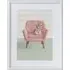 Baby Animal Framed Print - White