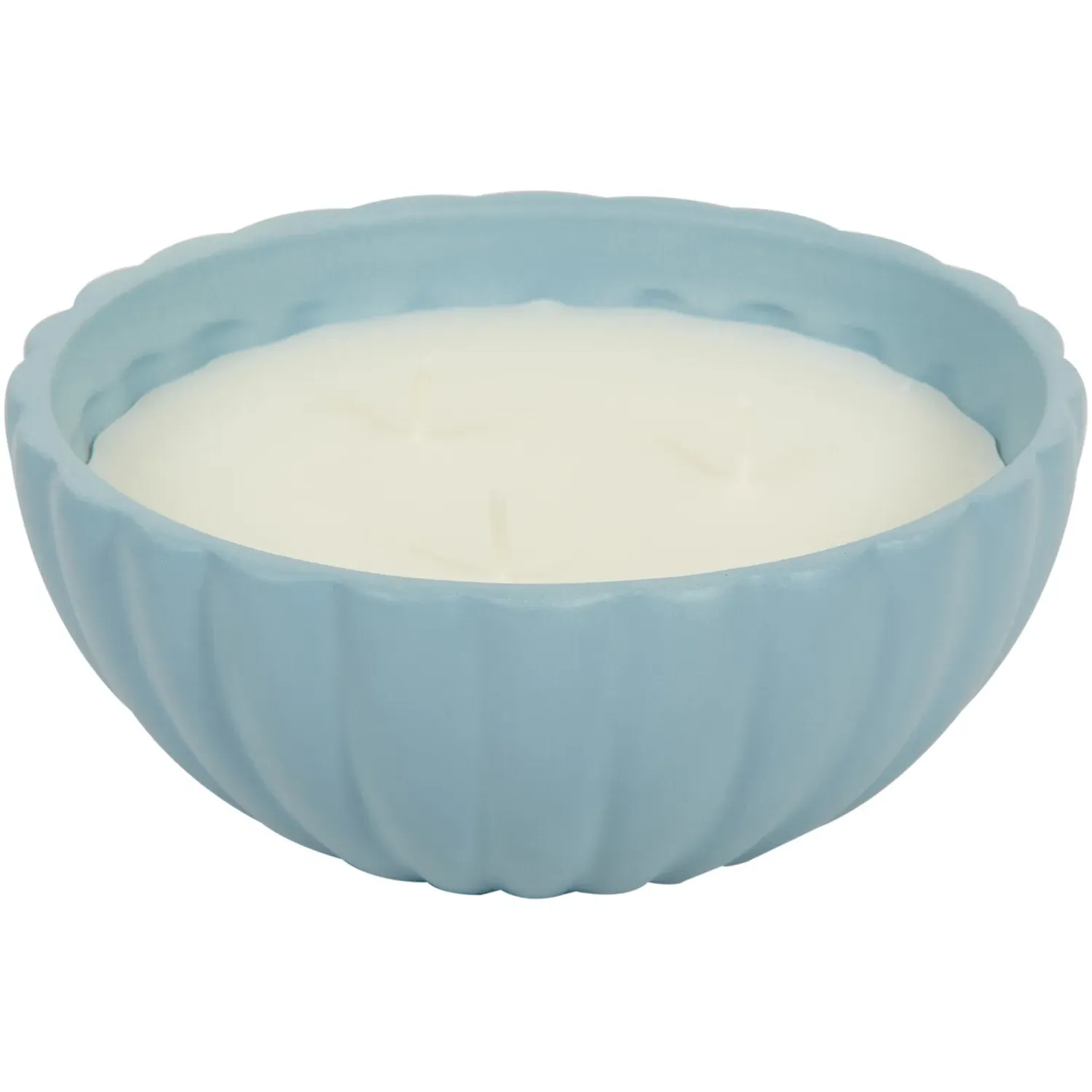 Ball Candle - Blue, Bourbon Vanilla