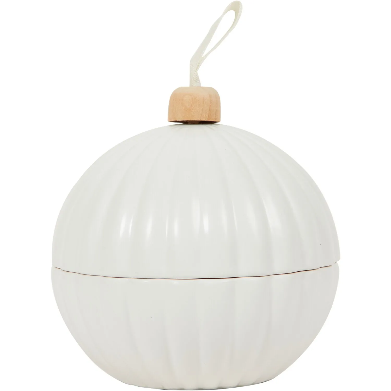 Ball Candle - Blue, Bourbon Vanilla