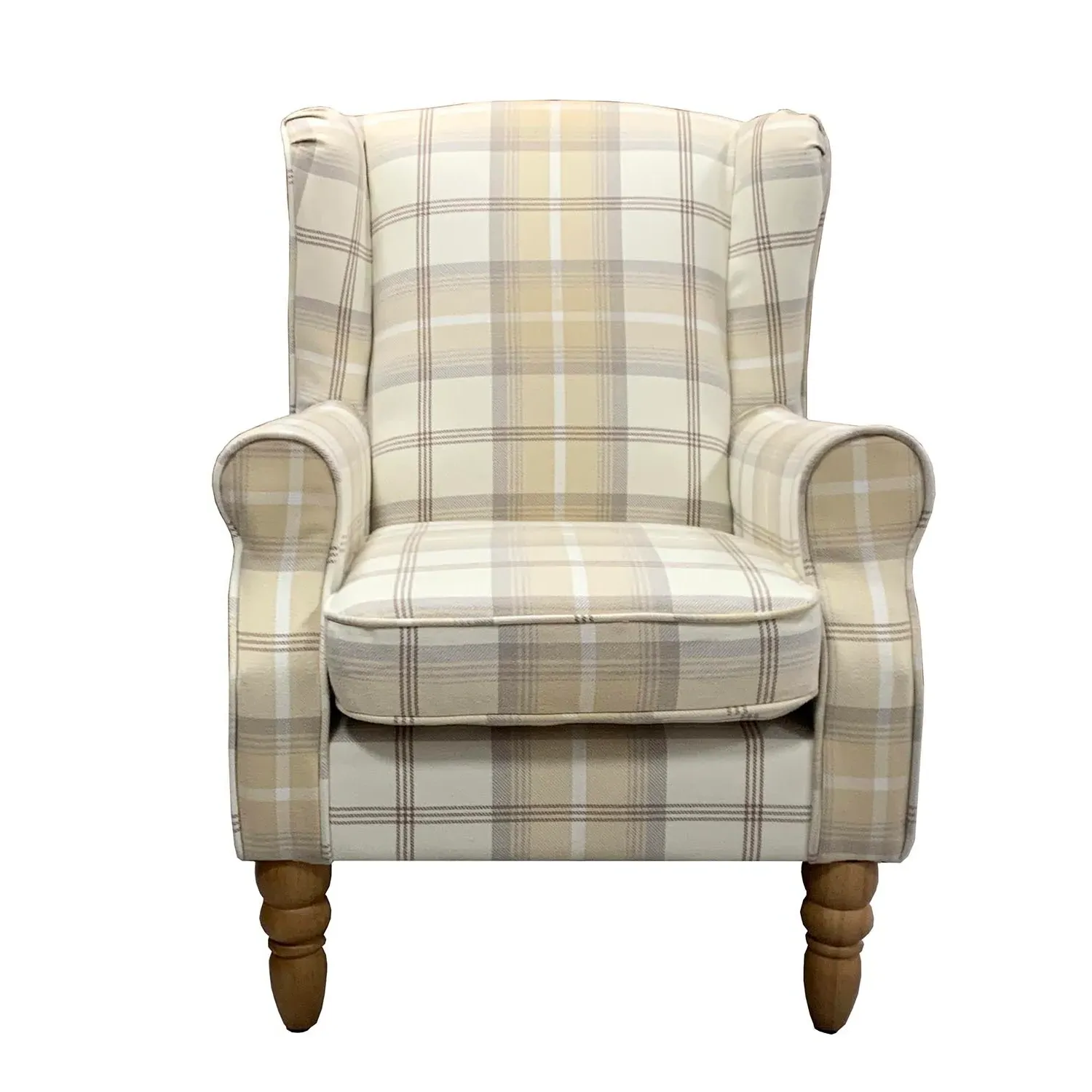 Balmoral Wingback Chair - Cream