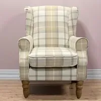 Balmoral Wingback Chair - Cream