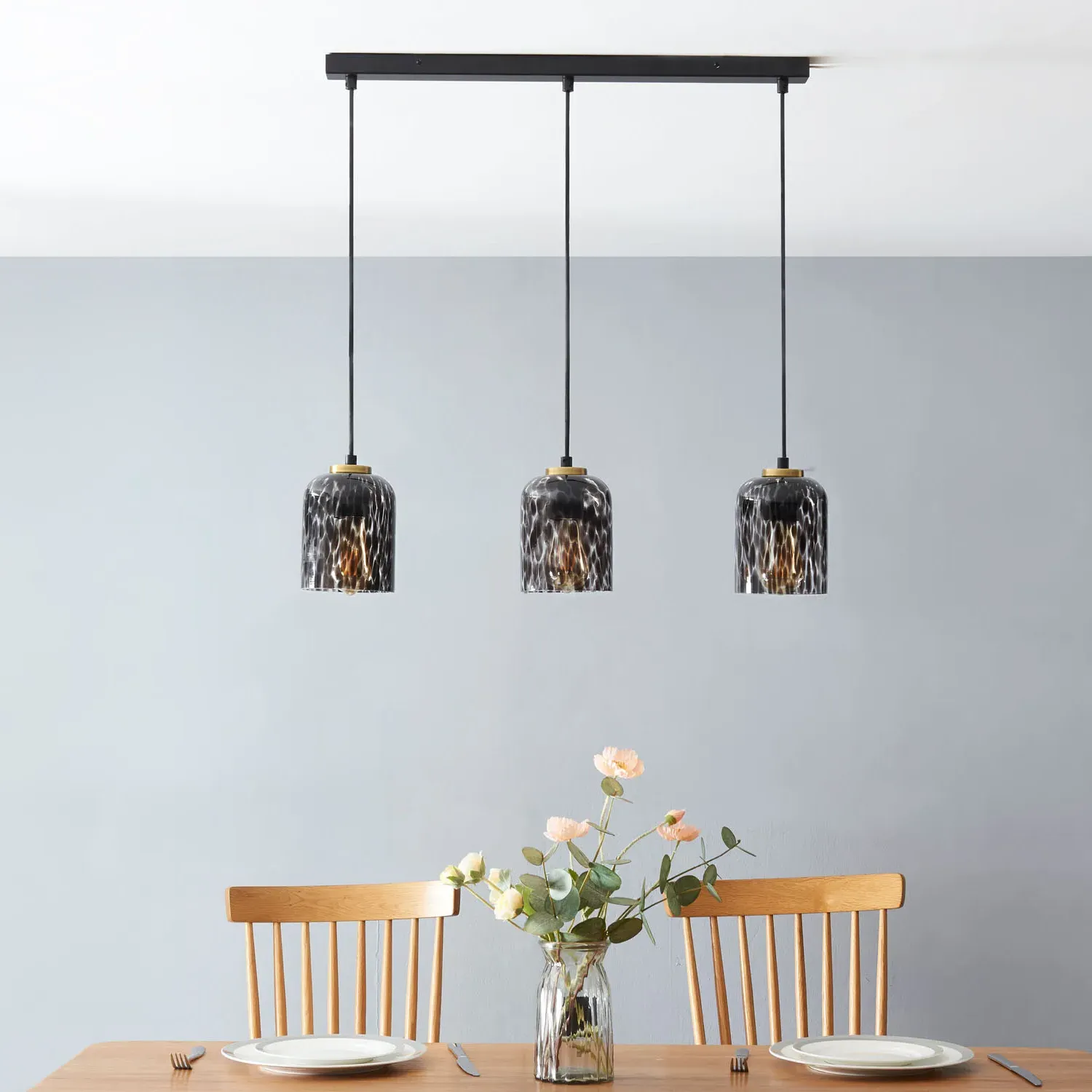 Baltimore 3 Light Spotlight - Black