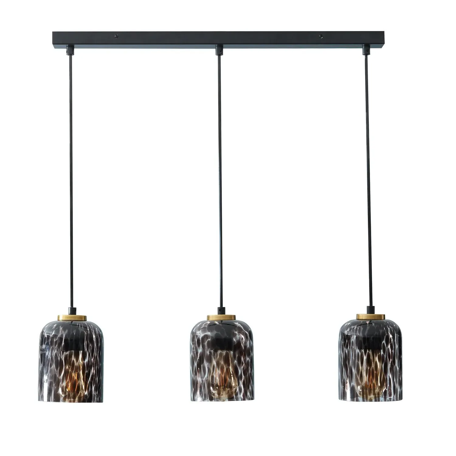 Baltimore 3 Light Spotlight - Black image