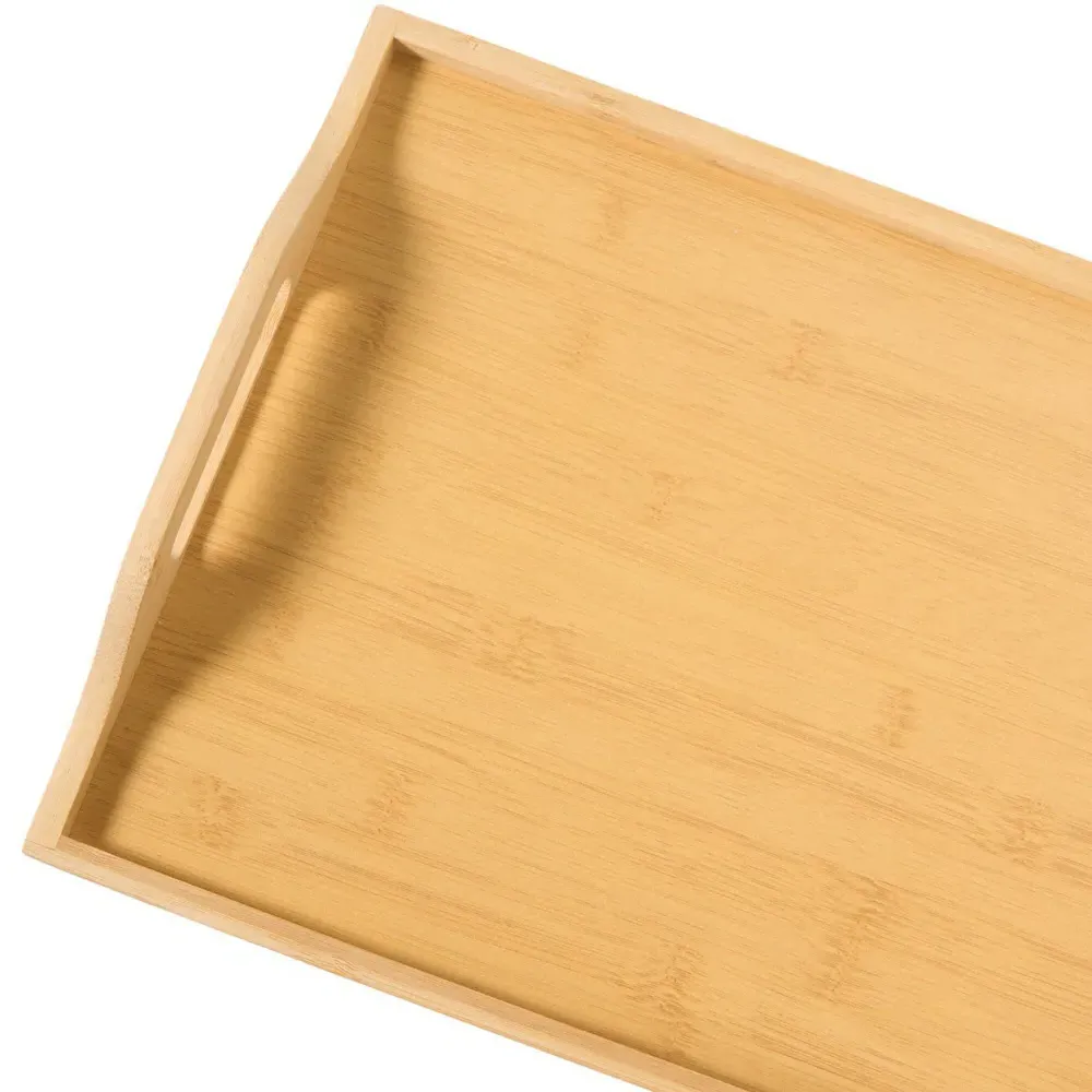 Bamboo Bed Tray with Foldable Legs - Natural
