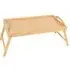 Bamboo Bed Tray with Foldable Legs - Natural