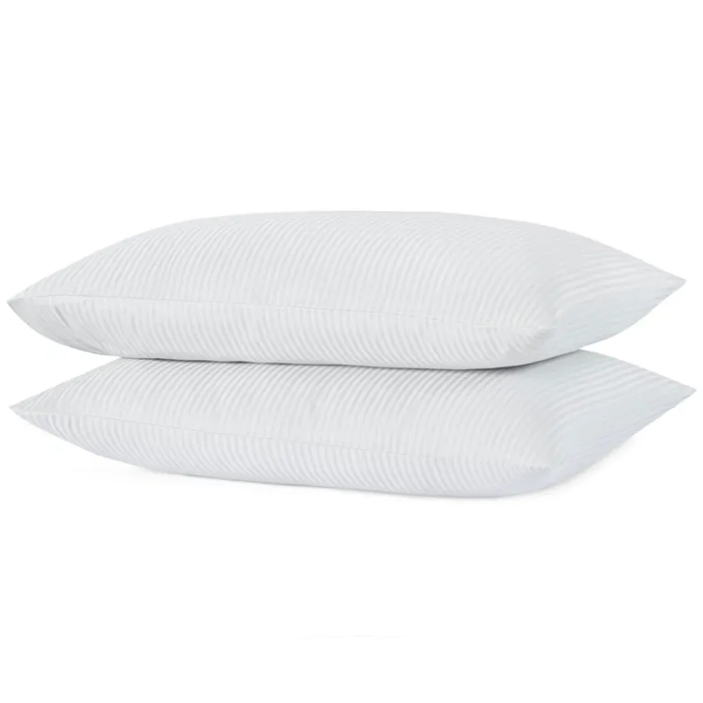 Bamboo Cotton Pillowcase 2 Pack - Silver image