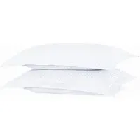 Bamboo Cotton Pillowcase 2 Pack - White