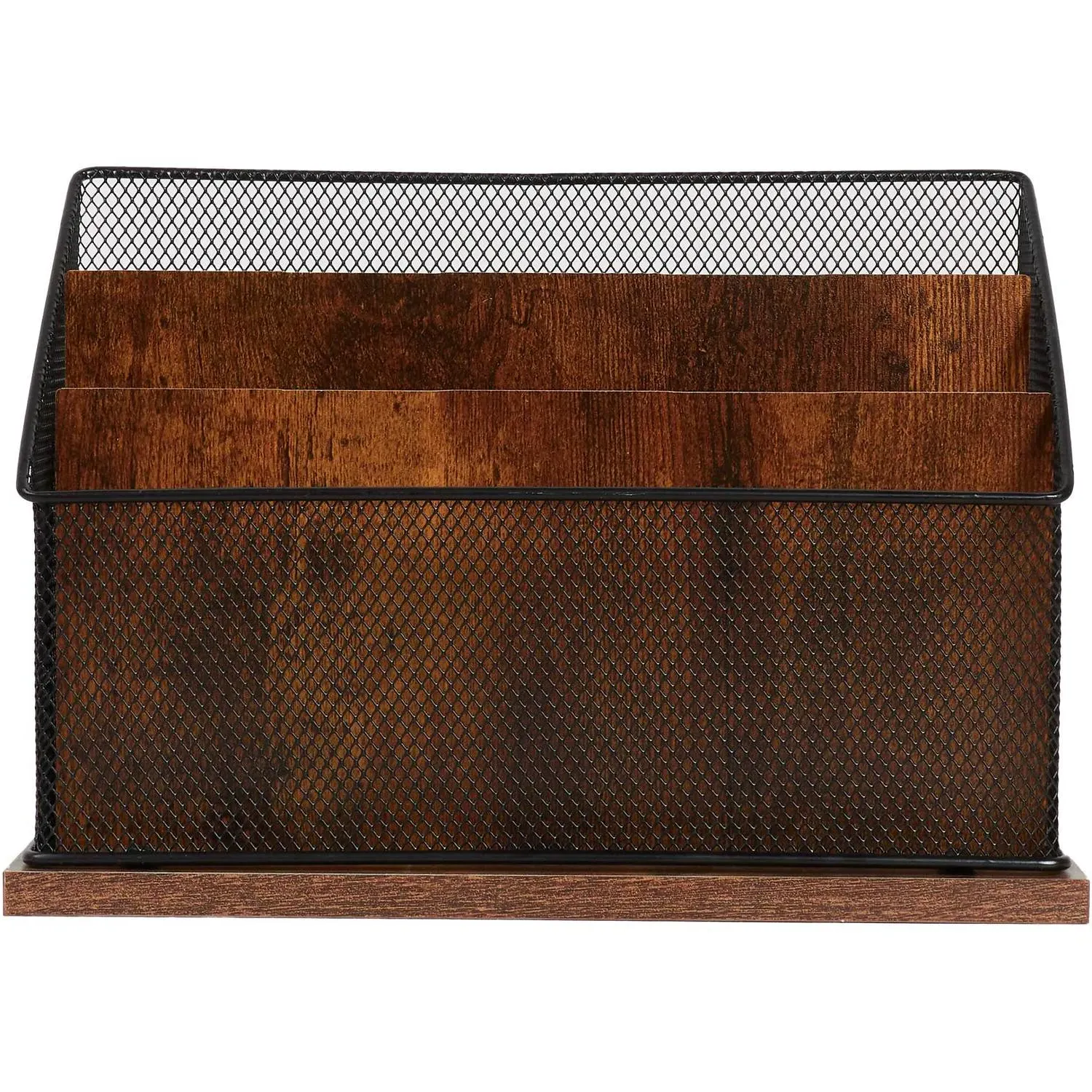 Bamboo Mesh Letter Sorter - Black