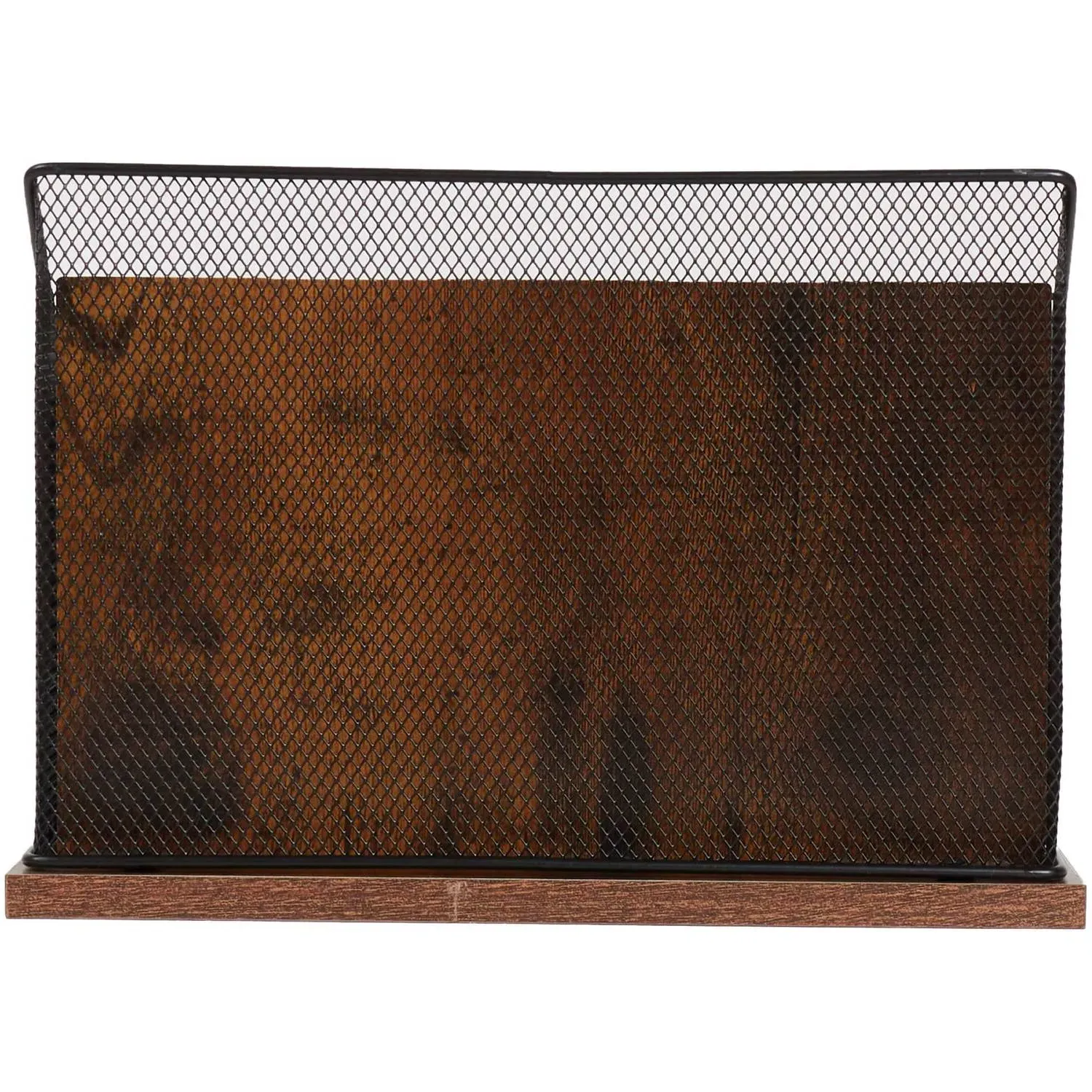 Bamboo Mesh Letter Sorter - Black