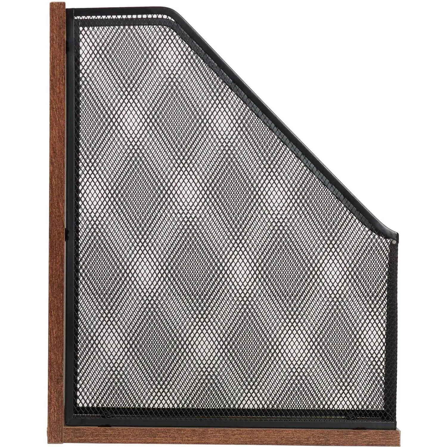 Bamboo Mesh Magazine Holder - Black