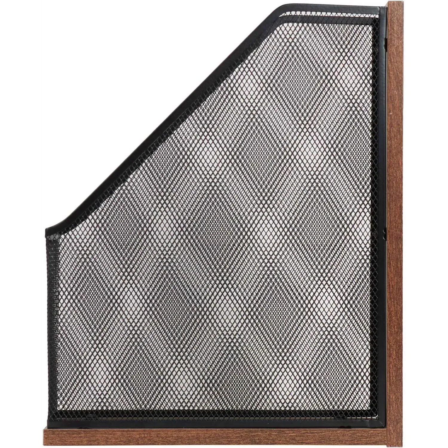 Bamboo Mesh Magazine Holder - Black