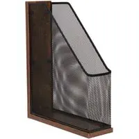 Bamboo Mesh Magazine Holder - Black