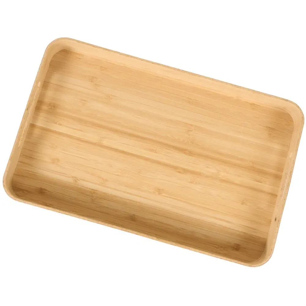 Bamboo Round Edge Tray - Natural