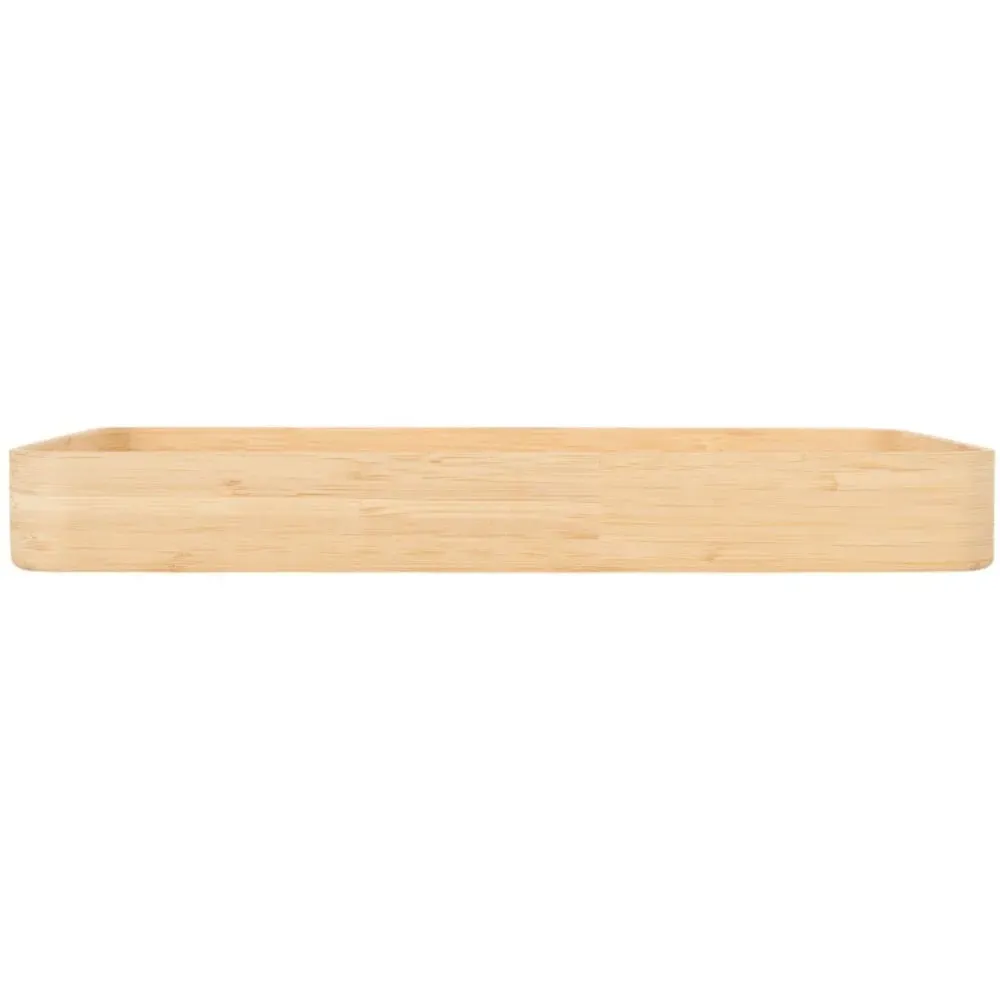 Bamboo Round Edge Tray - Natural