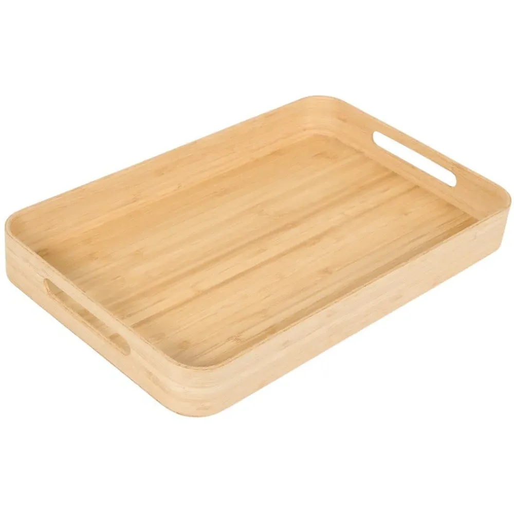 Bamboo Round Edge Tray - Natural