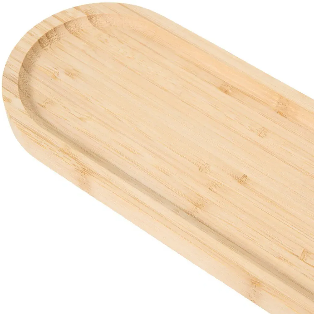 Bamboo Serving Platter Tray - Natural