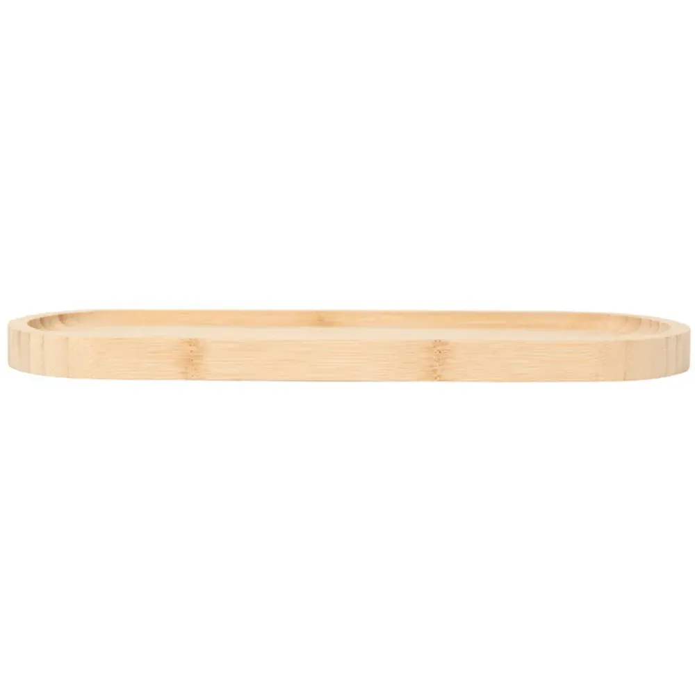 Bamboo Serving Platter Tray - Natural
