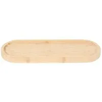 Bamboo Serving Platter Tray - Natural