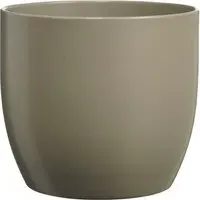 Basel Fashion Matte Cover Pot - Light Grey