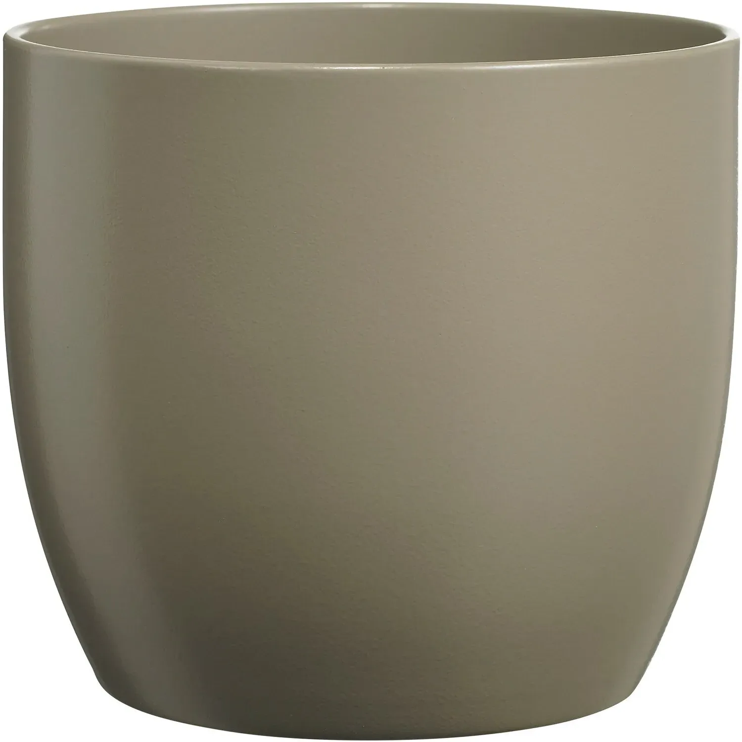 Basel Fashion Matte Cover Pot - Light Grey image