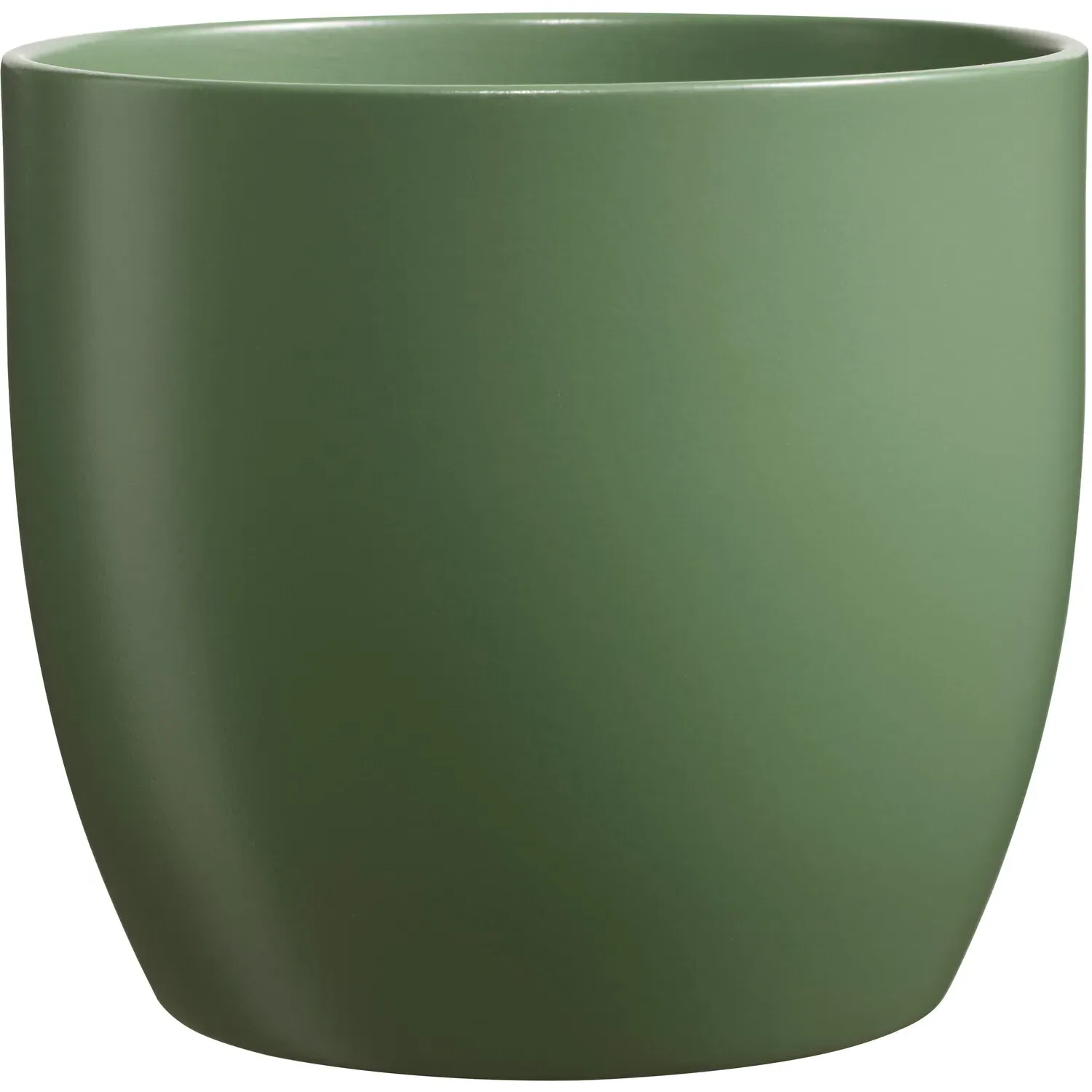 Basel Fashion Matte Cover Pot - Moss Green