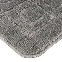 Bath Mat Set - Dark Grey, Polypropylene