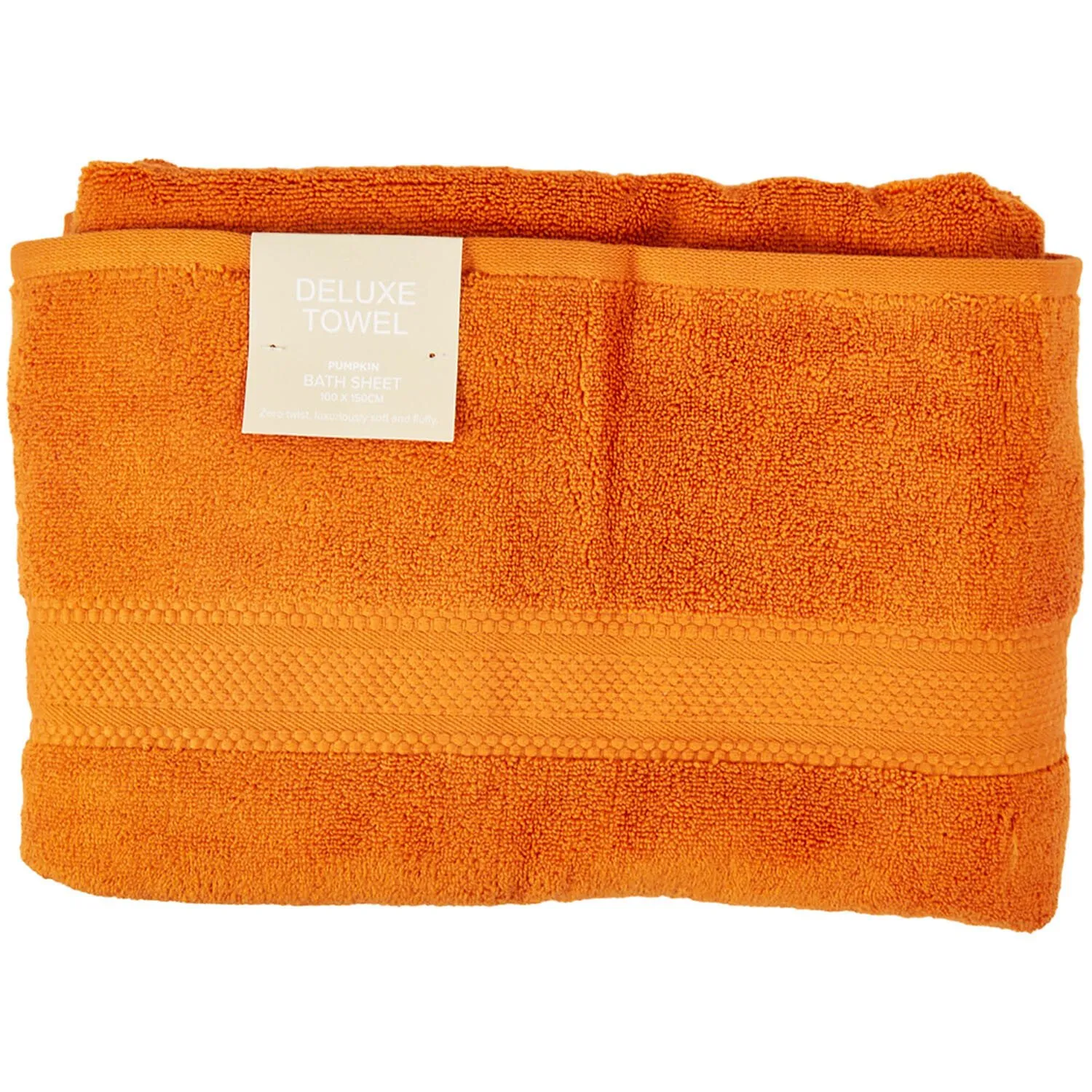 Bath Sheet - Pumpkin, Cotton