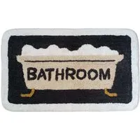 Bathroom Bath Mat - Black