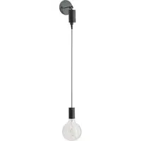 Battery Operated Adjustable Wall Light - Black