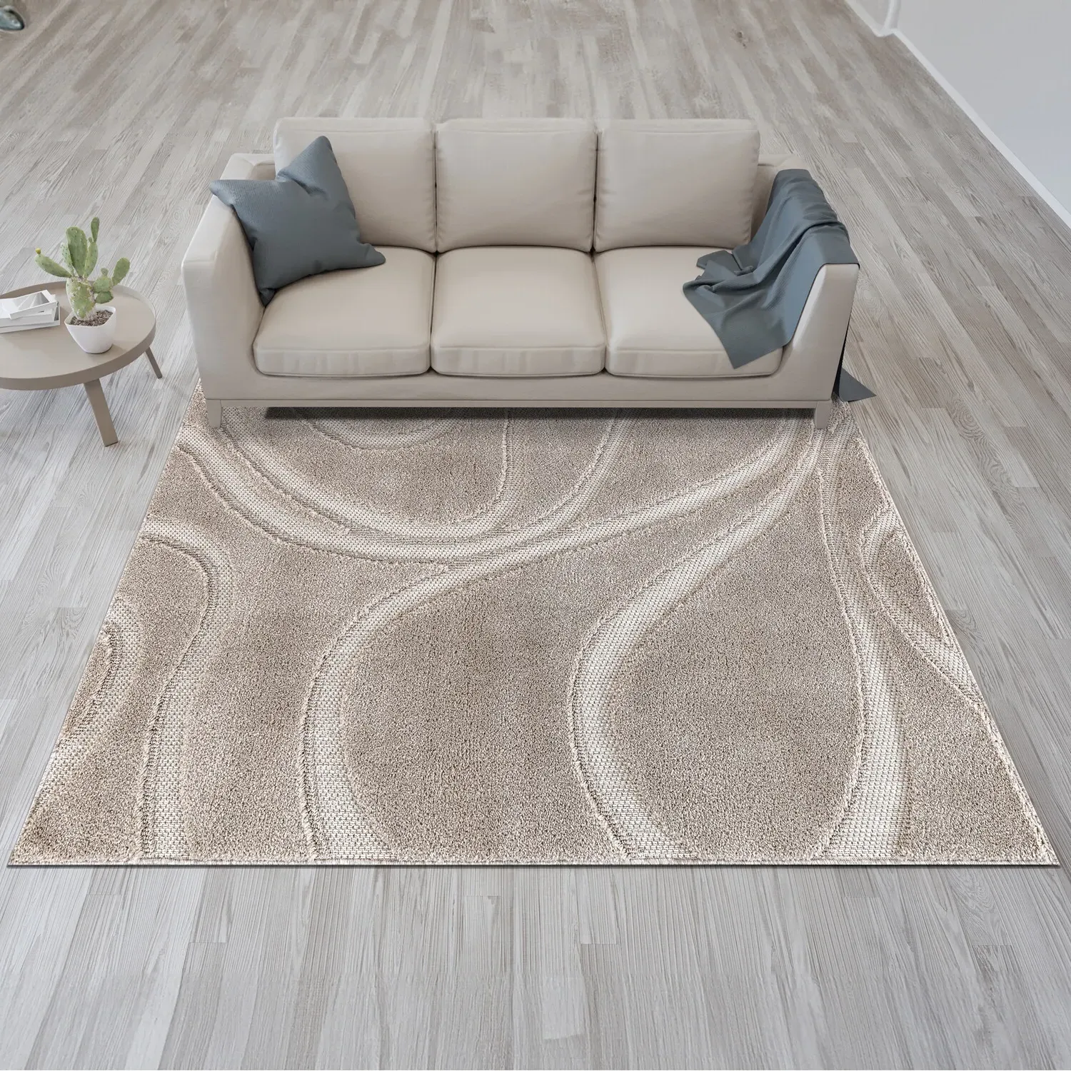 Bayley Wave Rug - Chestnut