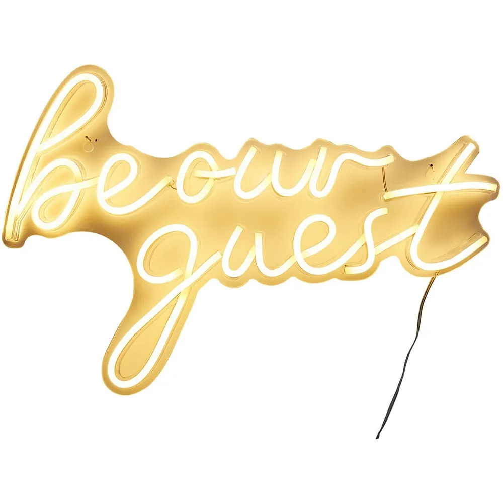 Be Our Guest Neon Sign - Warm White