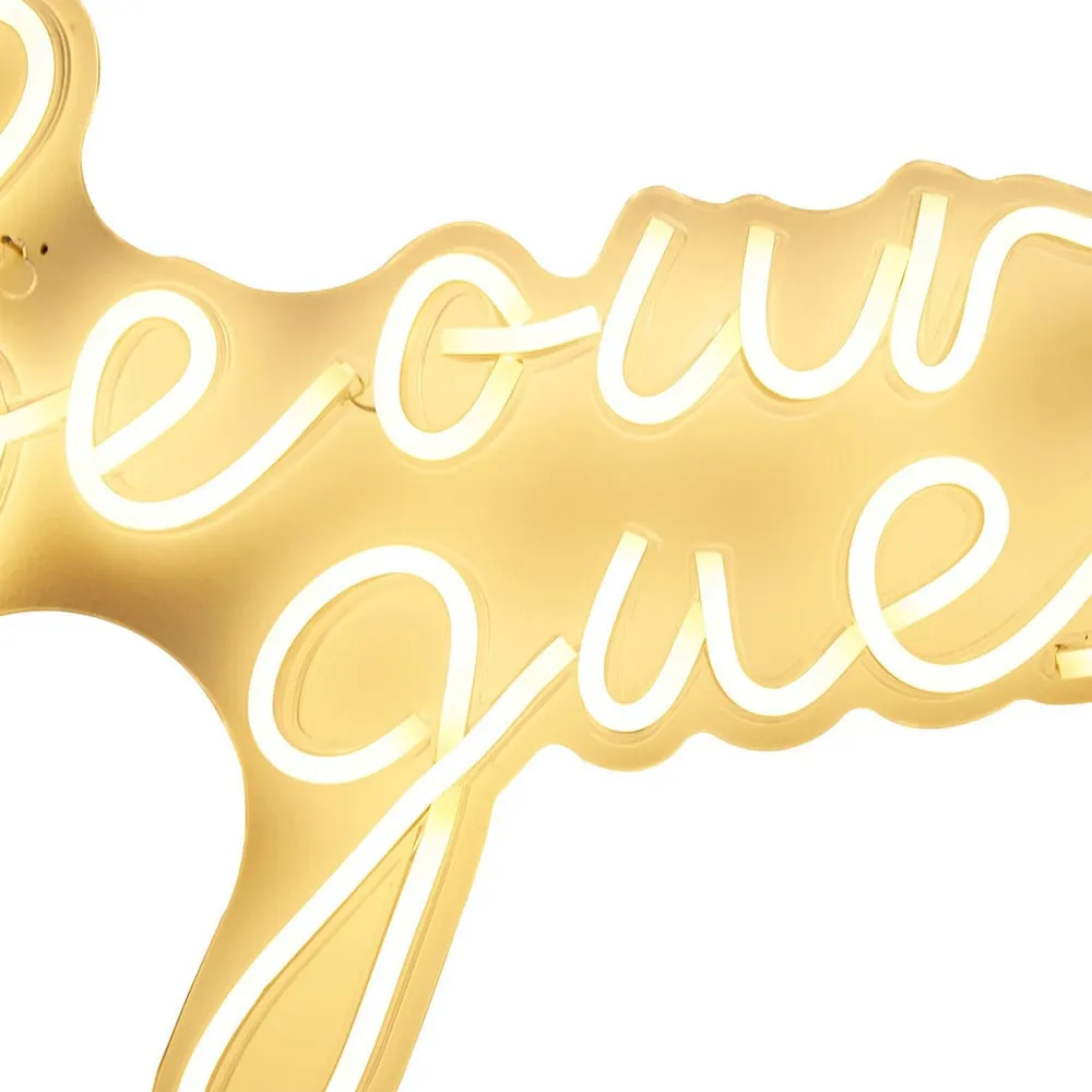 Be Our Guest Neon Sign - Warm White