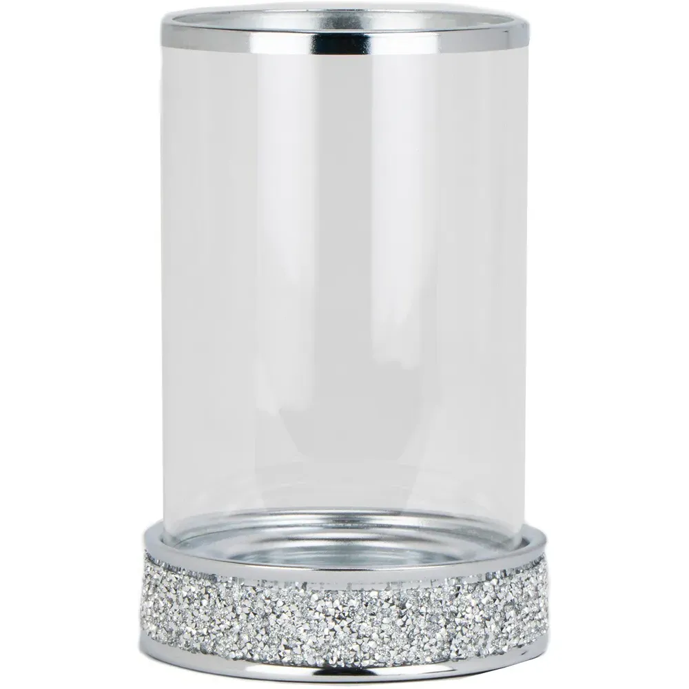 Beaded Crystal Hurricane - Silver