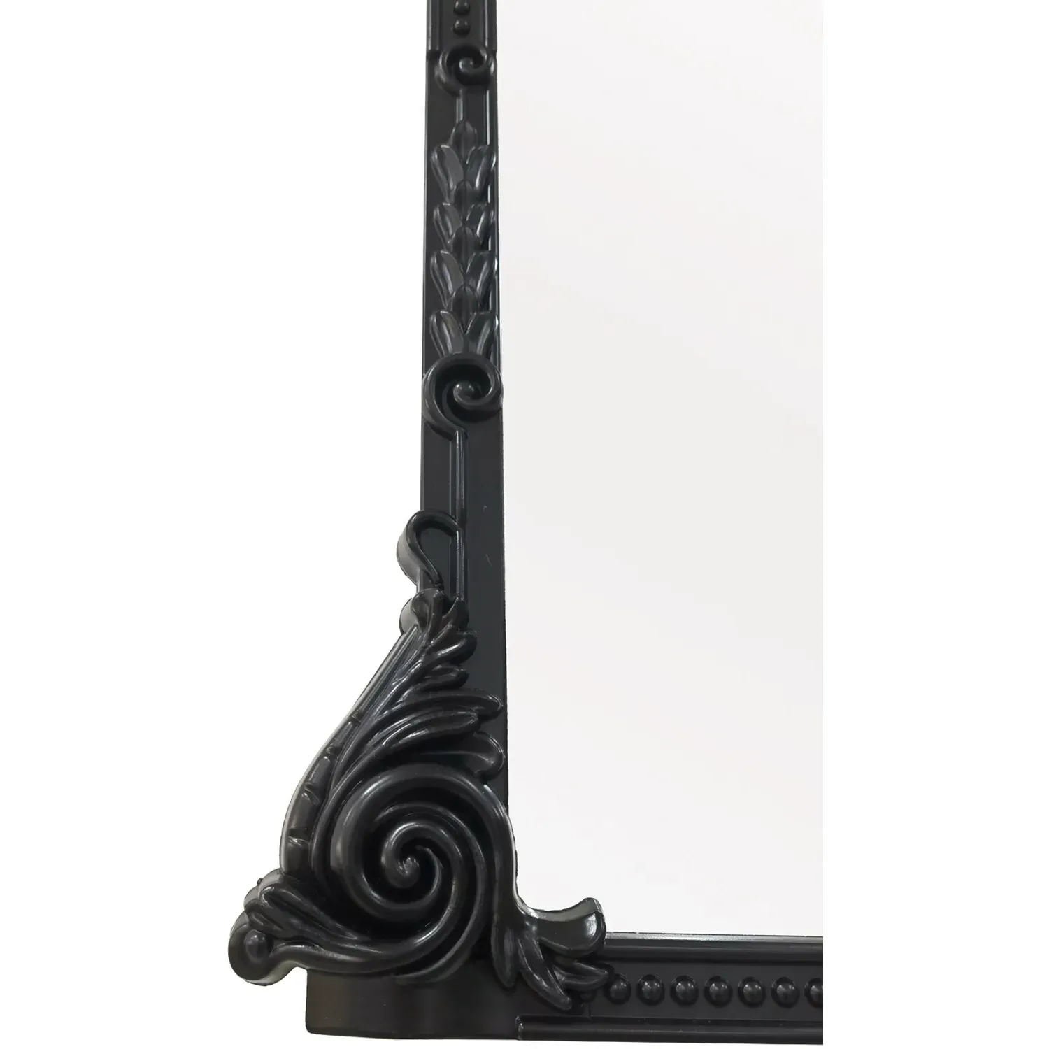 Beaded Mirror - Black