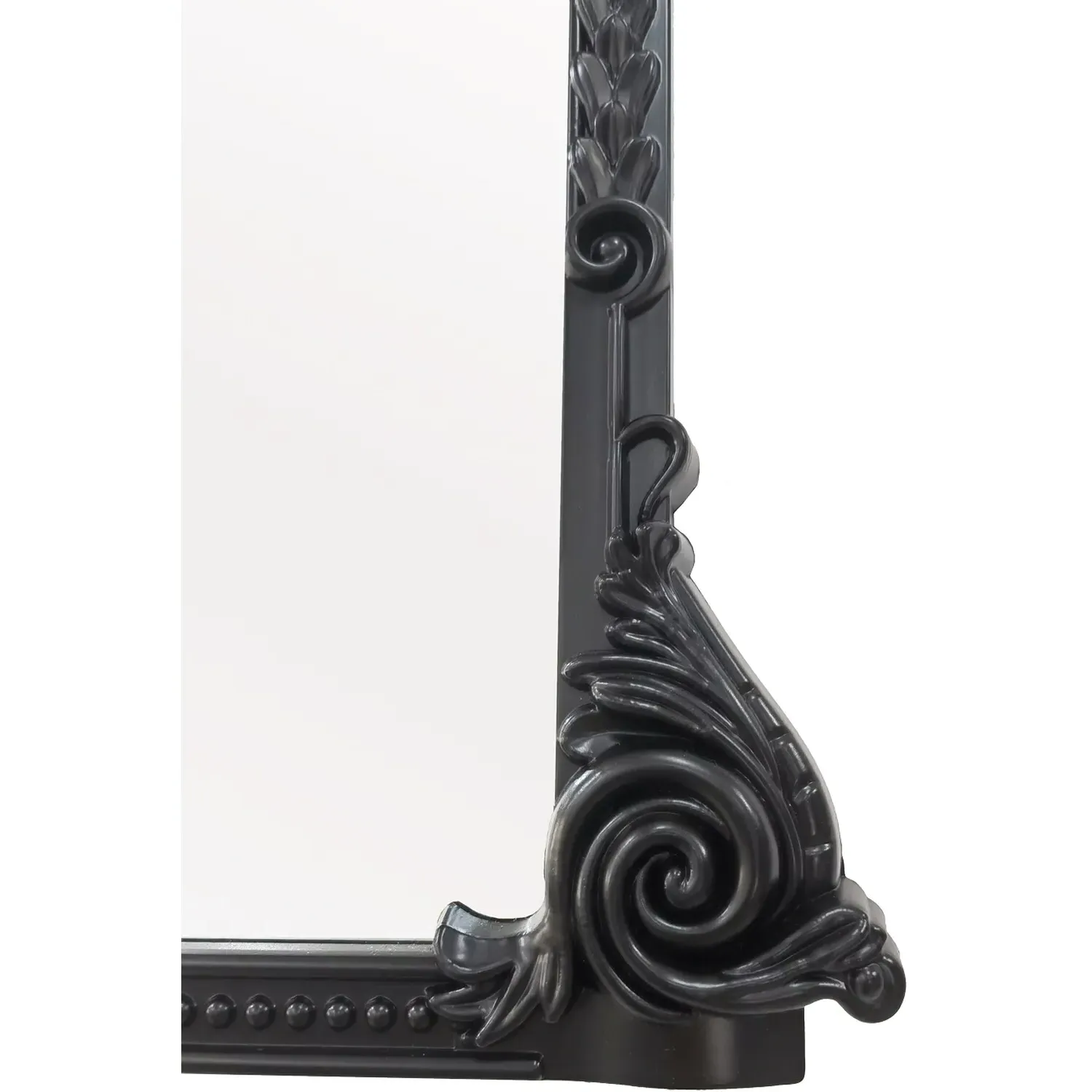 Beaded Mirror - Black