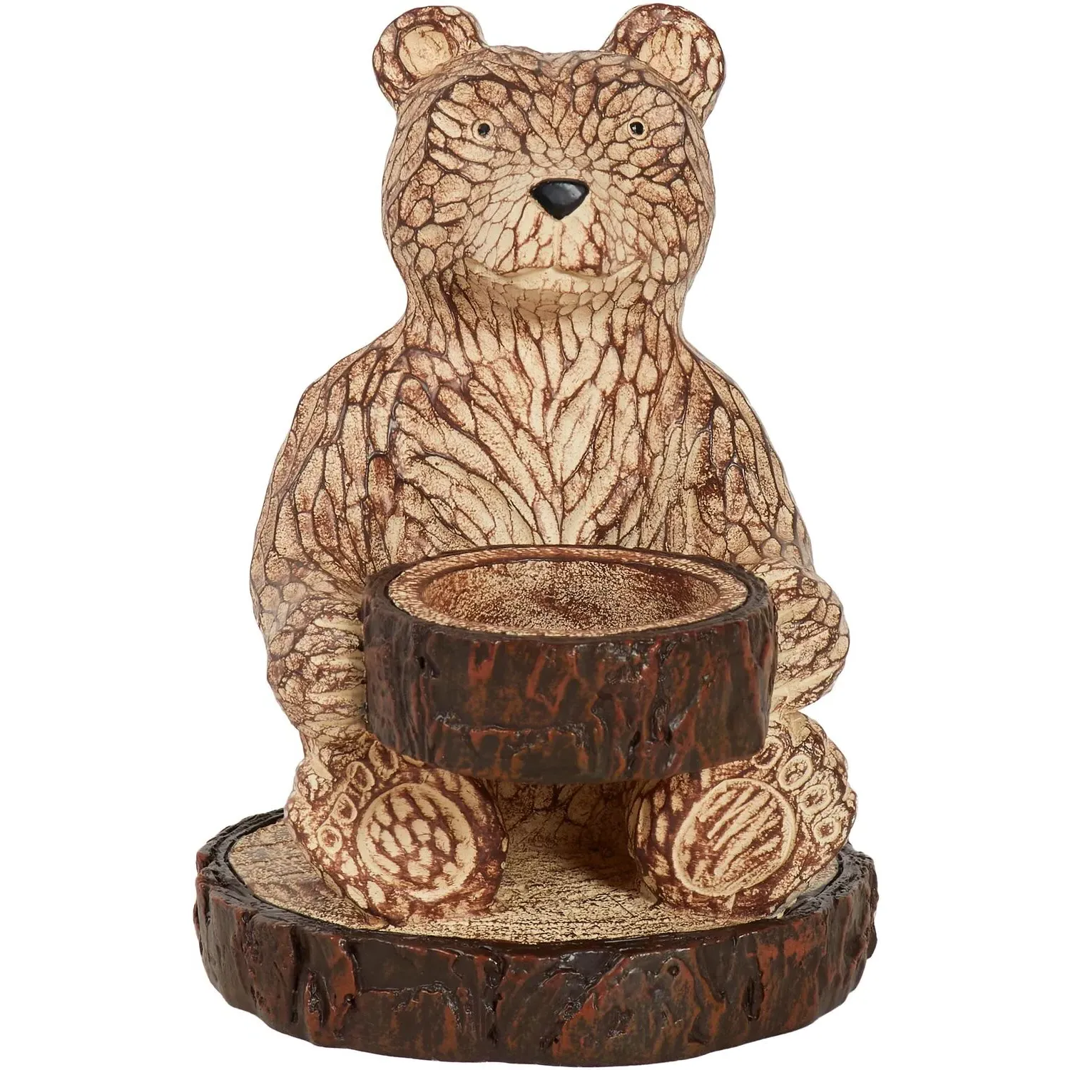 Bear Tealight Holder - Brown