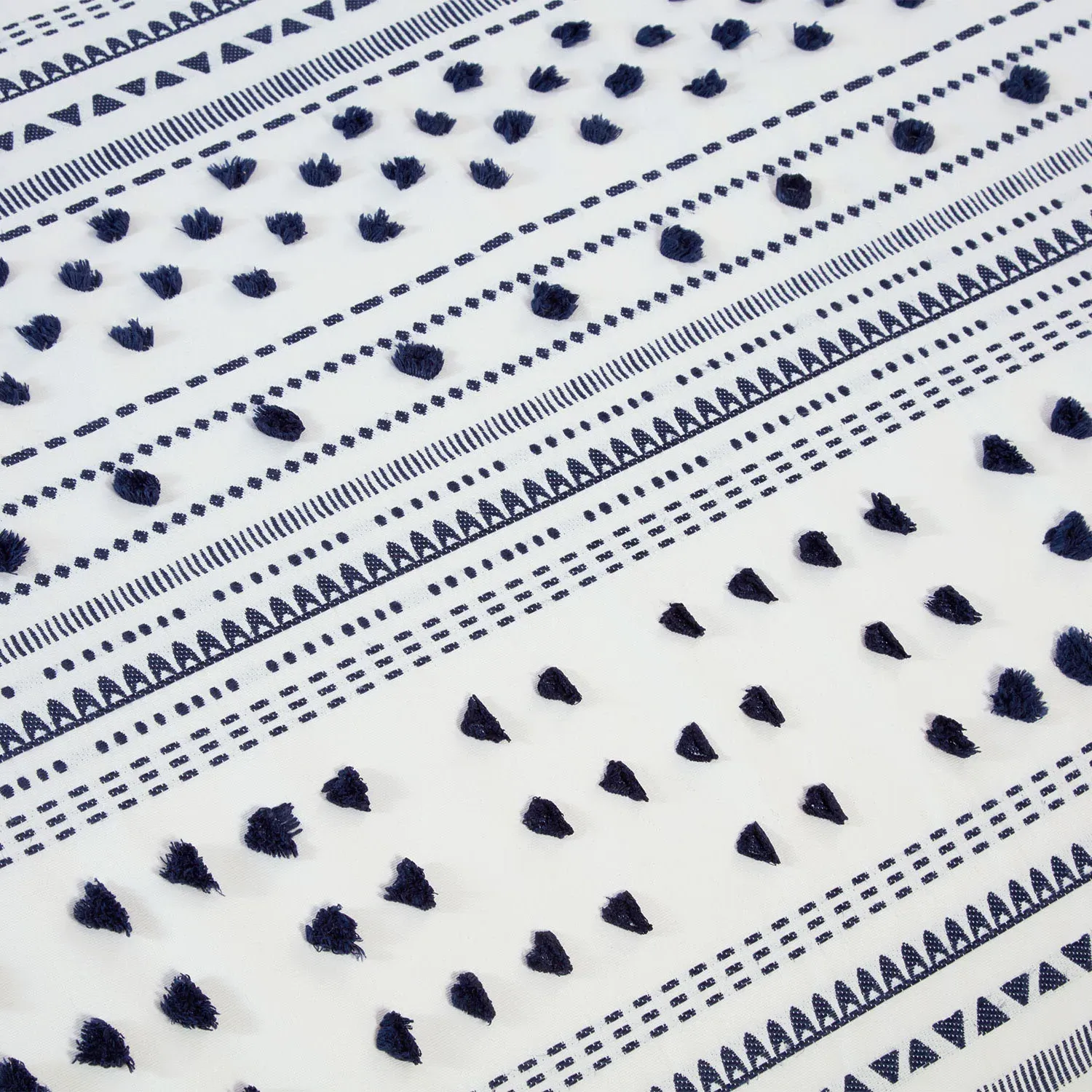 Berkley King Size Duvet Set - Navy and White