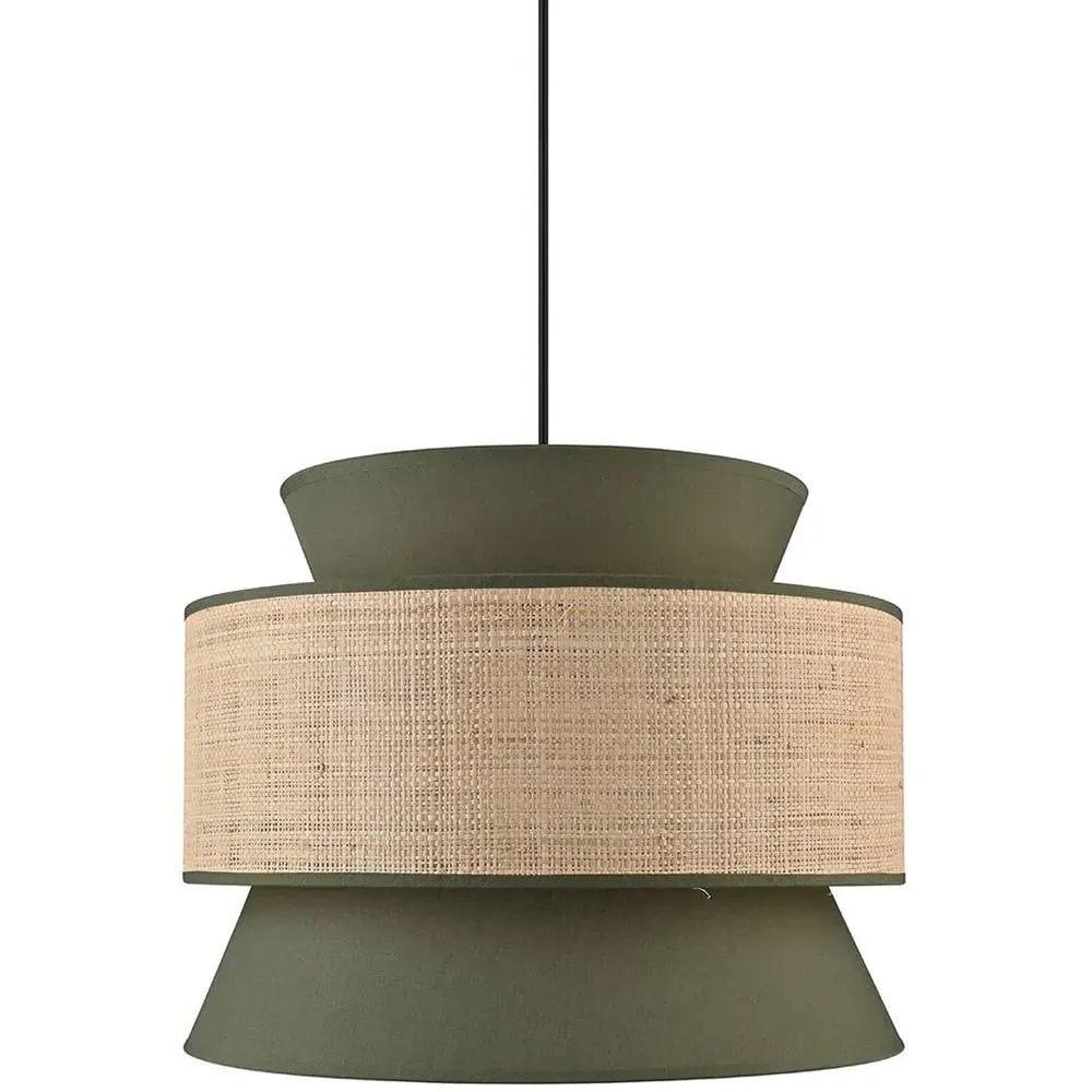 Berkley Pendant Light - Green, Natural image